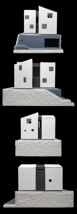 戸建住宅模型写真